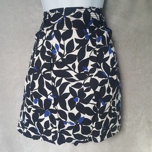 Ann Taylor cotton print skirt